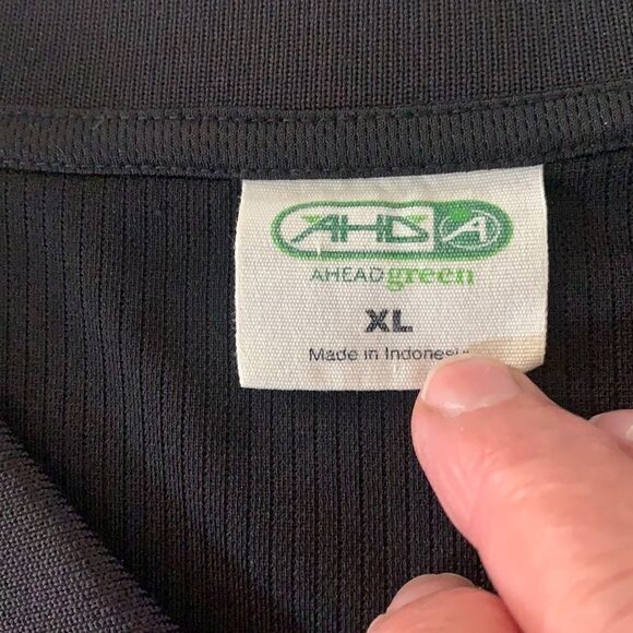 Black Bamboo Polo   - Picture 7 of 8